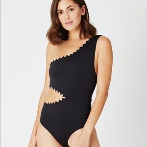 Black Onia Betty One-Piece Sz XL Fits like L NWT